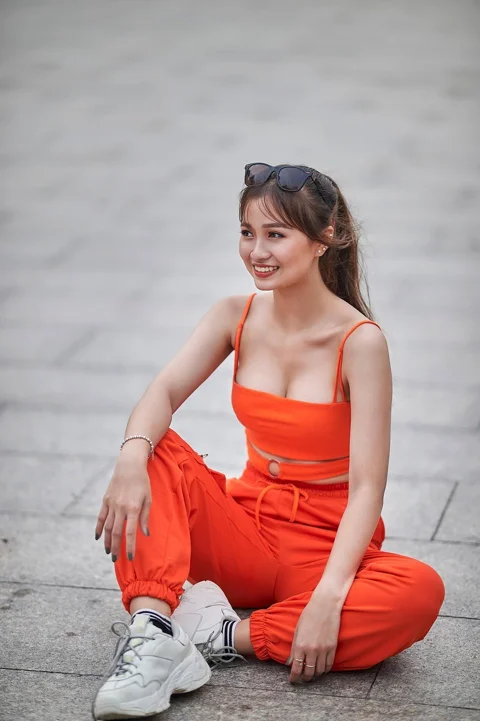 女性、モデル、ポートレート、ポーズ