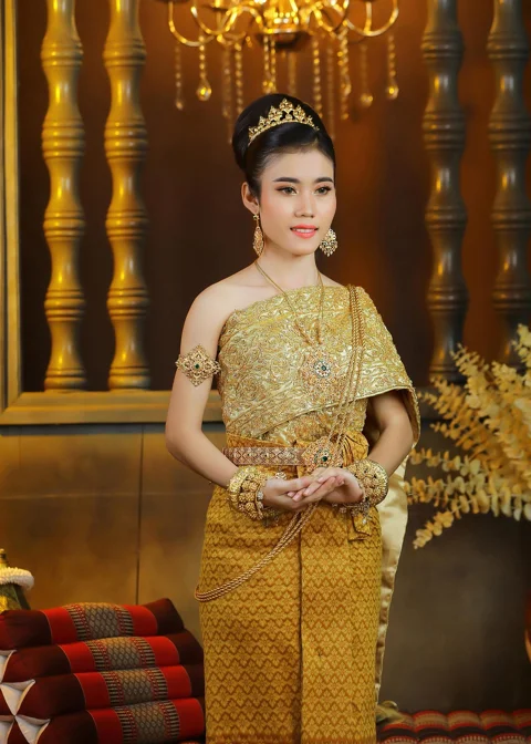 asian woman, fashion, traditional clothing, portrait
