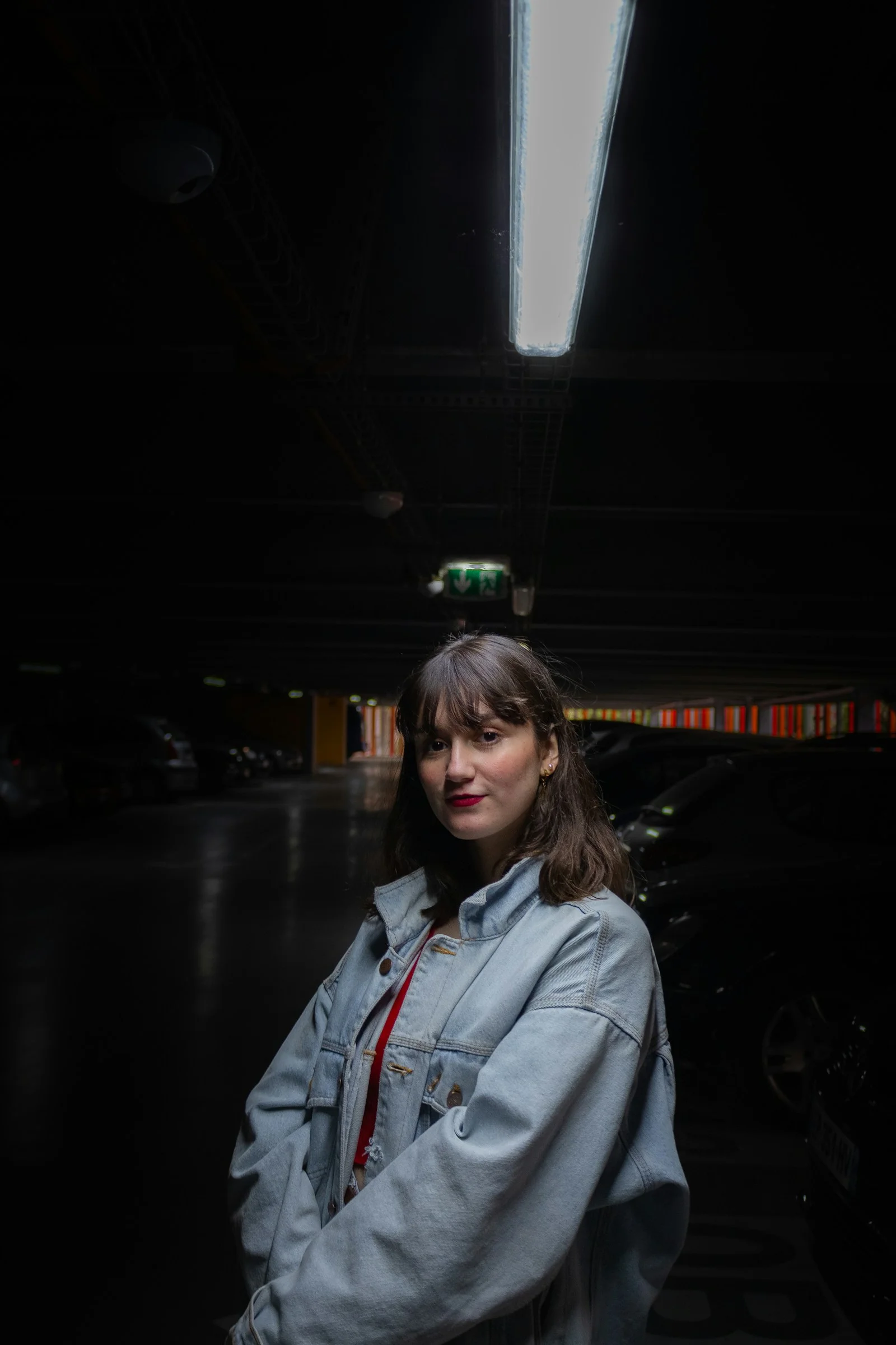 women's blue denim jacket