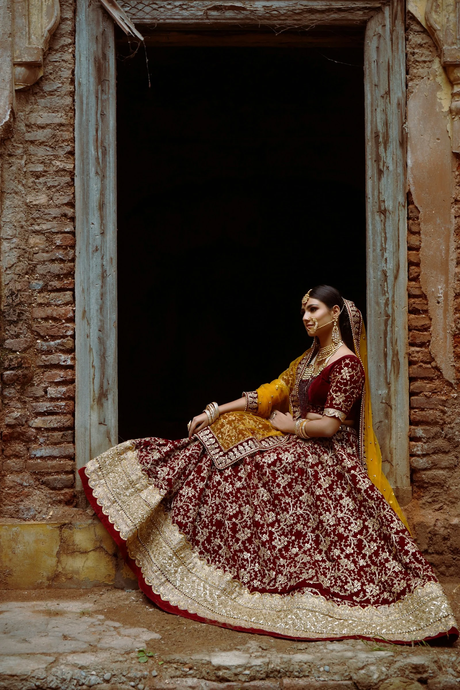 a person sitting on a bench