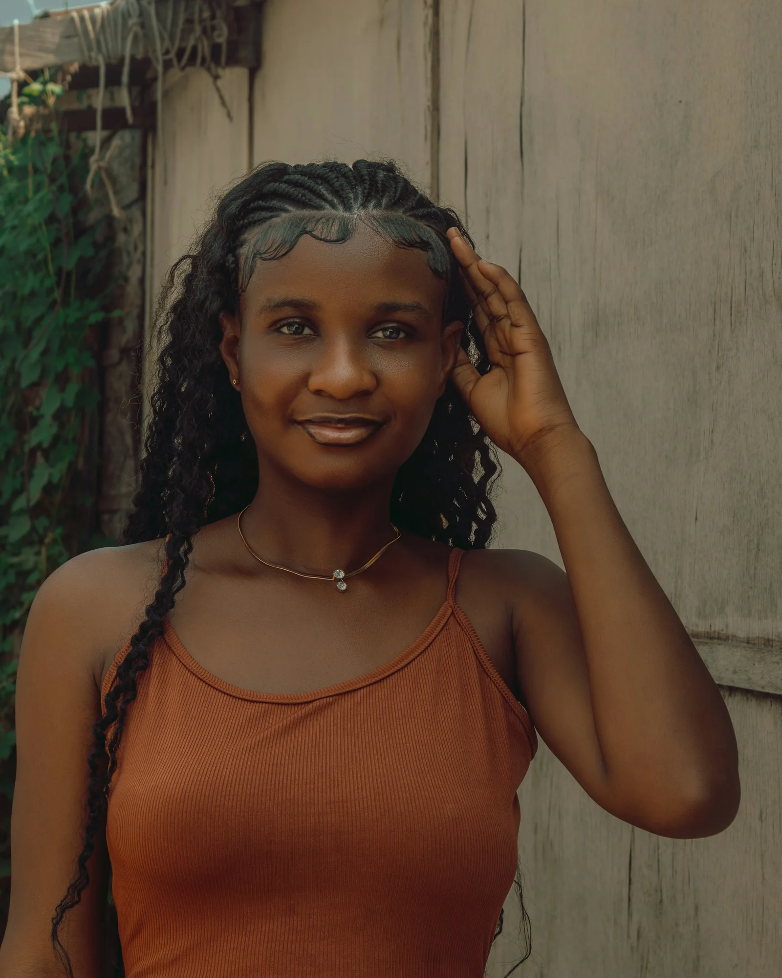 A young woman poses for a picture