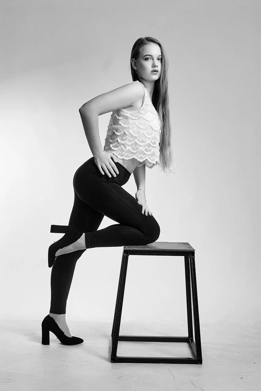portrait, young woman, person, woman