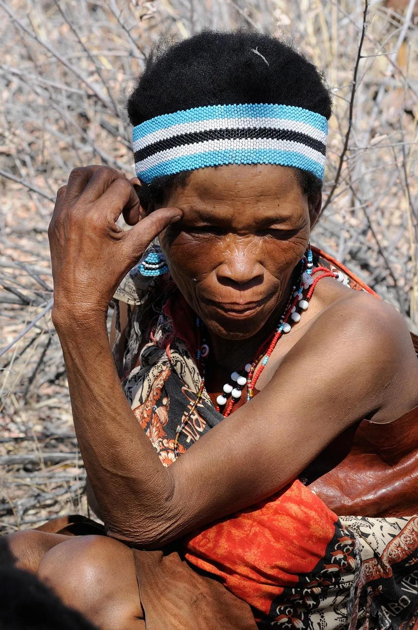 botswana, primitive people, buschman, san