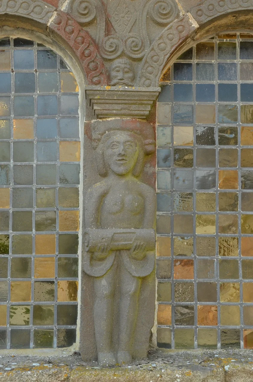 window, glass, stained glass, image