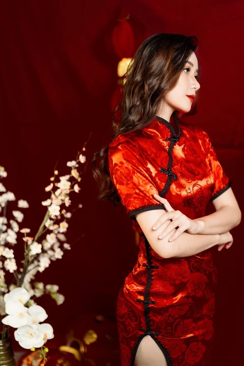 tet, ao dai, vietnamese woman, woman