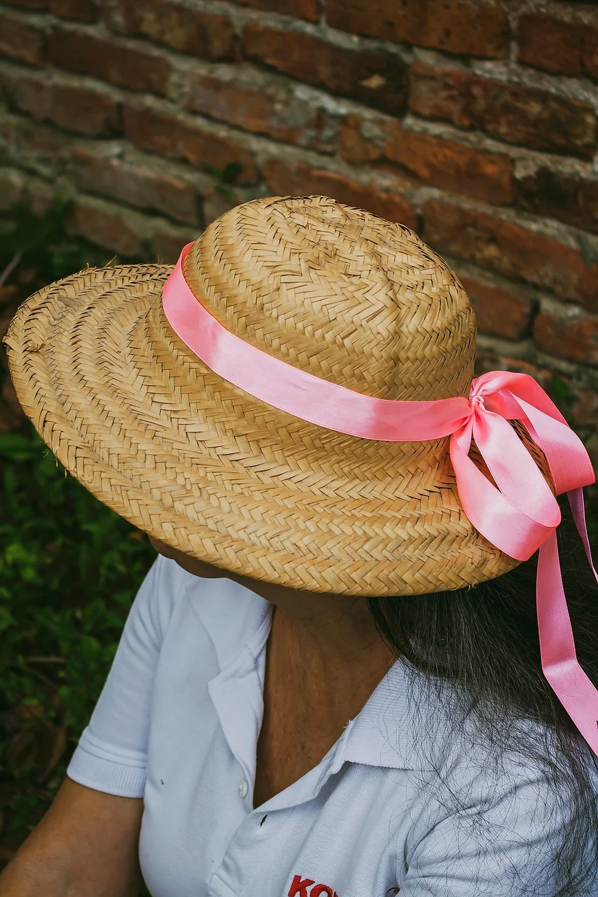 woman, model, daisy, hat