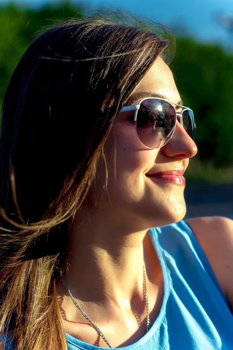 smile, young woman, photo, smiles