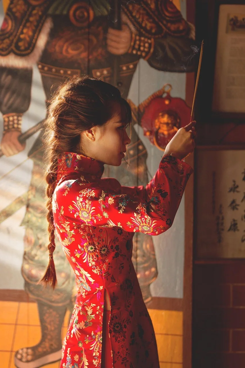 woman, beauty, traditional, costume