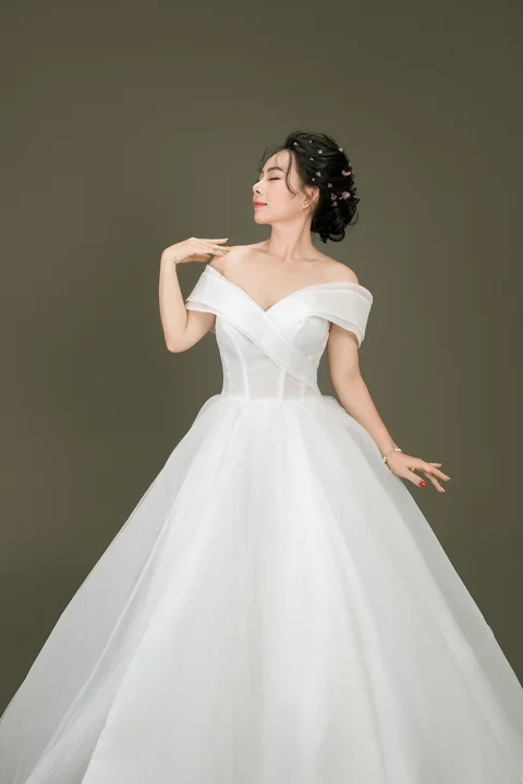 woman, bride, marriage, dress