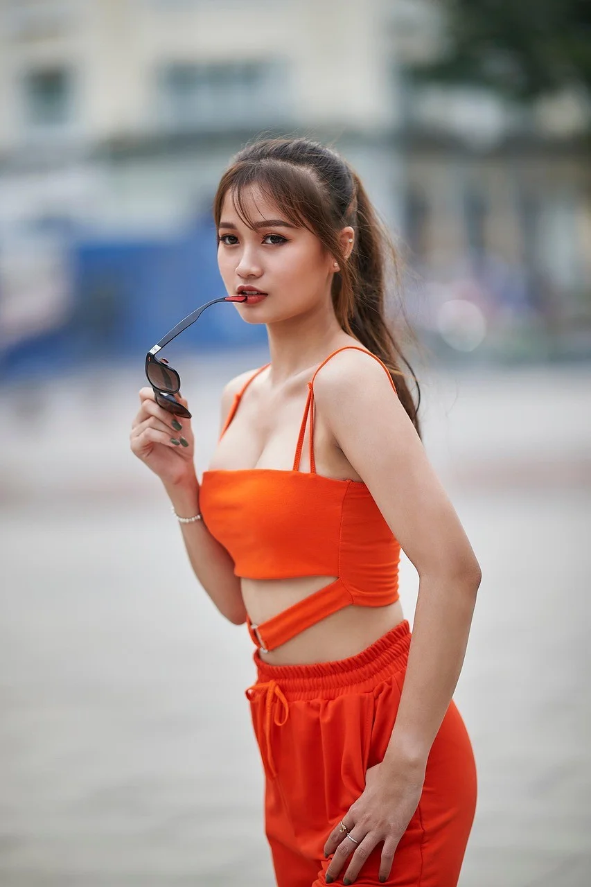 女性、モデル、ポートレート、ポーズ
