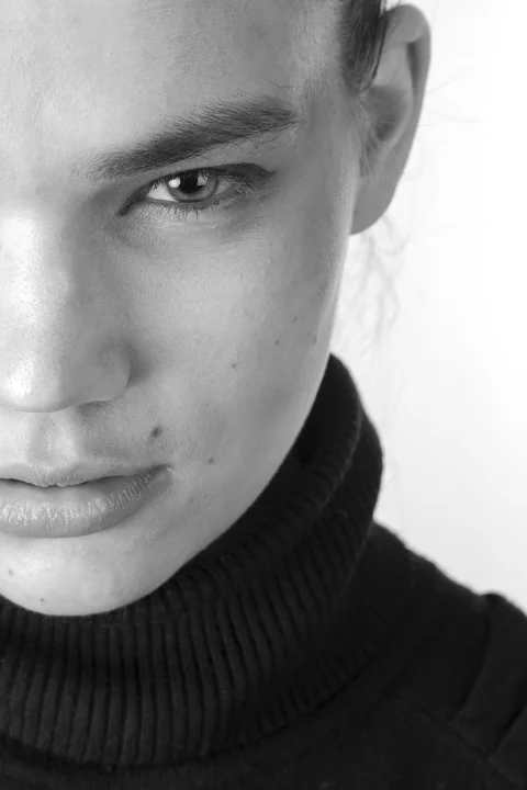 model, black white, portrait, photography