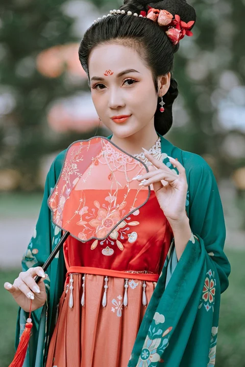fashion, woman, chinese dress, ancient