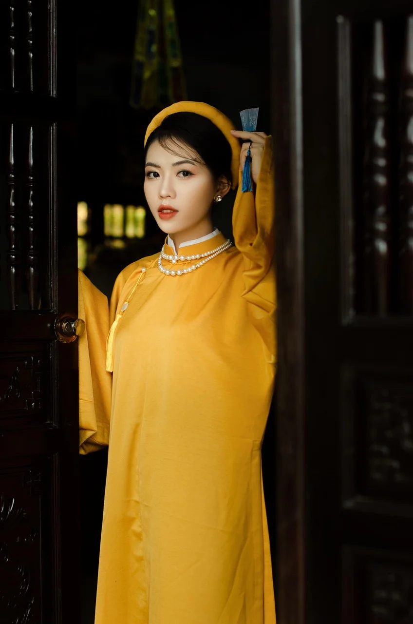woman, ao dai, wedding, fashion