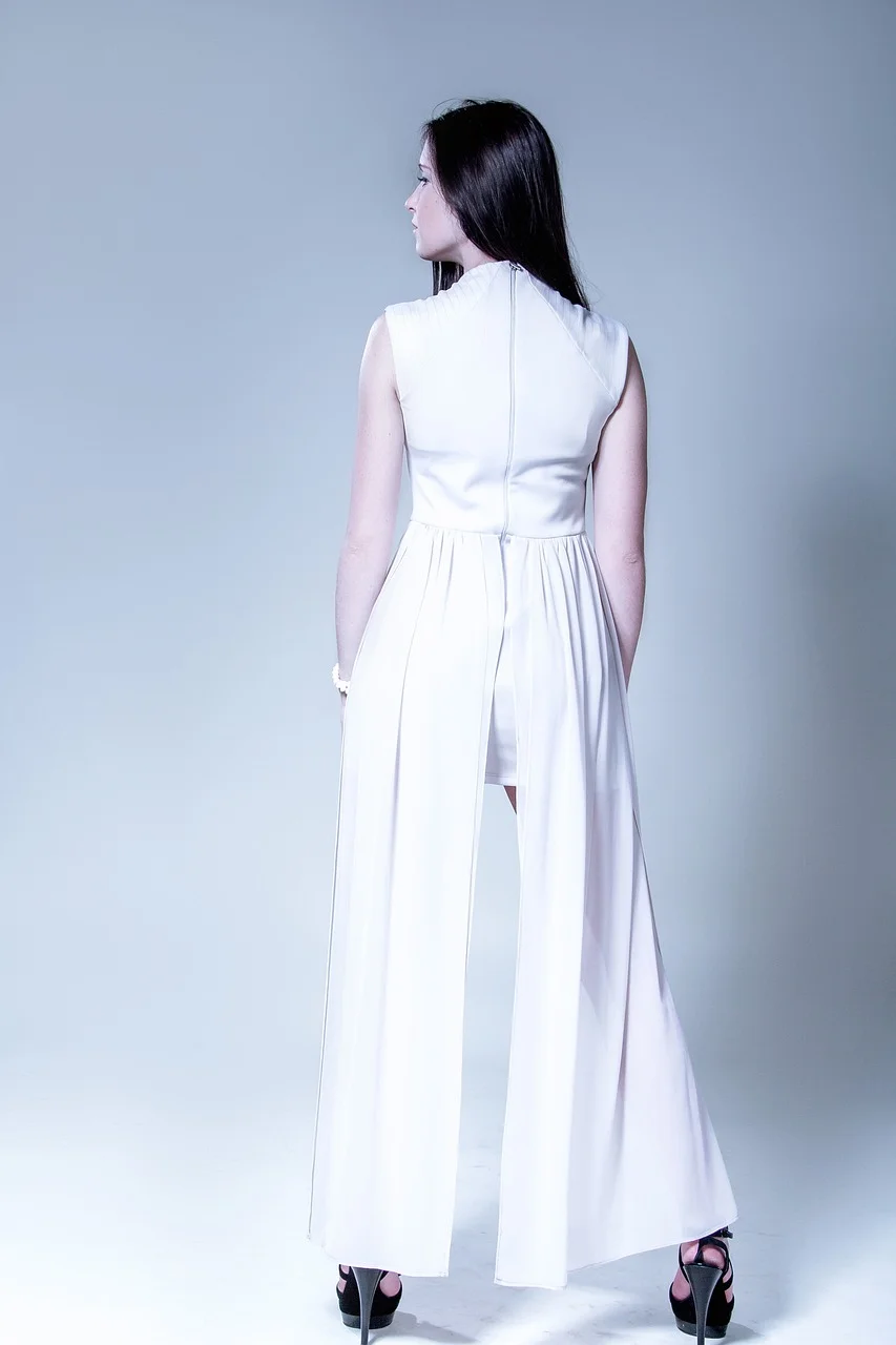 dress, young woman, woman, model