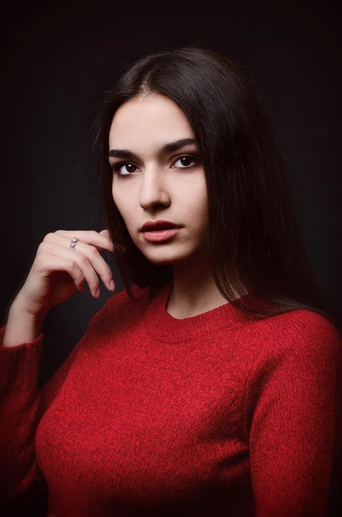 portrait, woman, adult, people