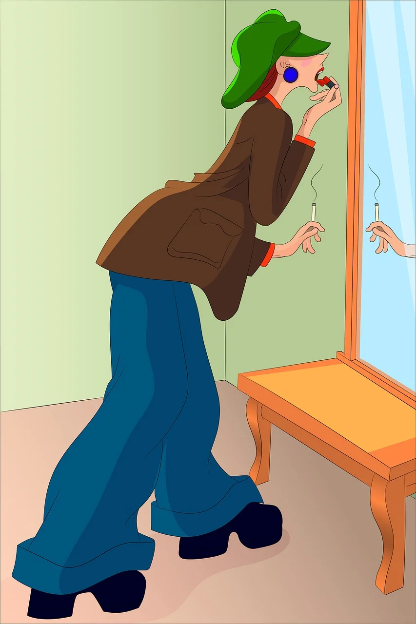 caricature, fashion, cartoon, lips