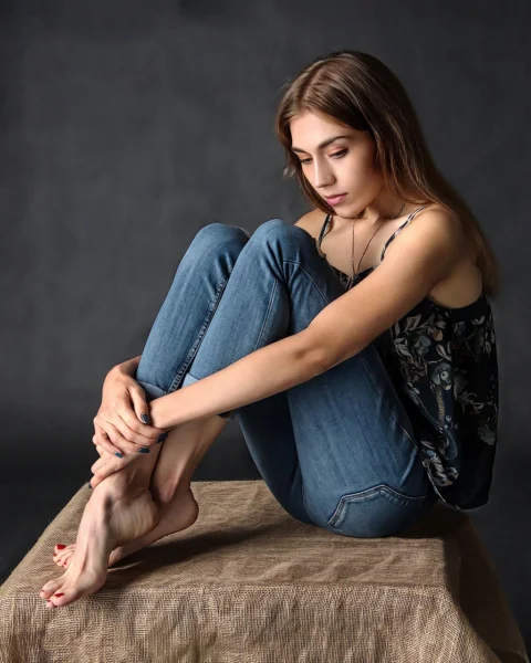 woman, beauty, emotions, face