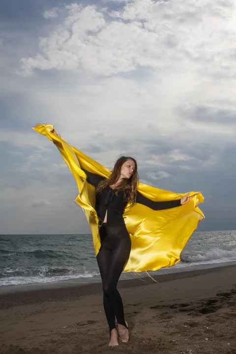 model, coast, beautiful, human