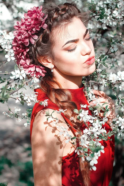 flower, lovely, nature, portrait