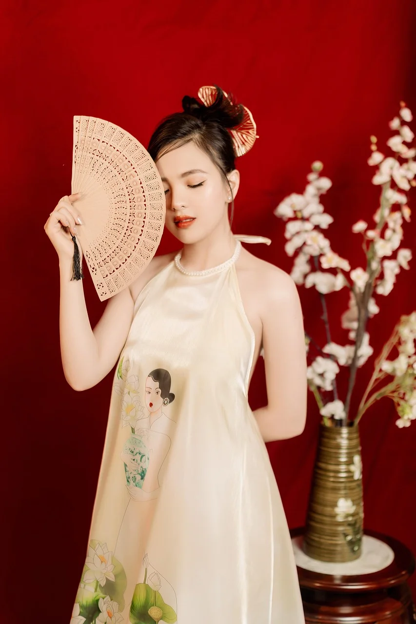 tet, ao dai, vietnamese woman, woman