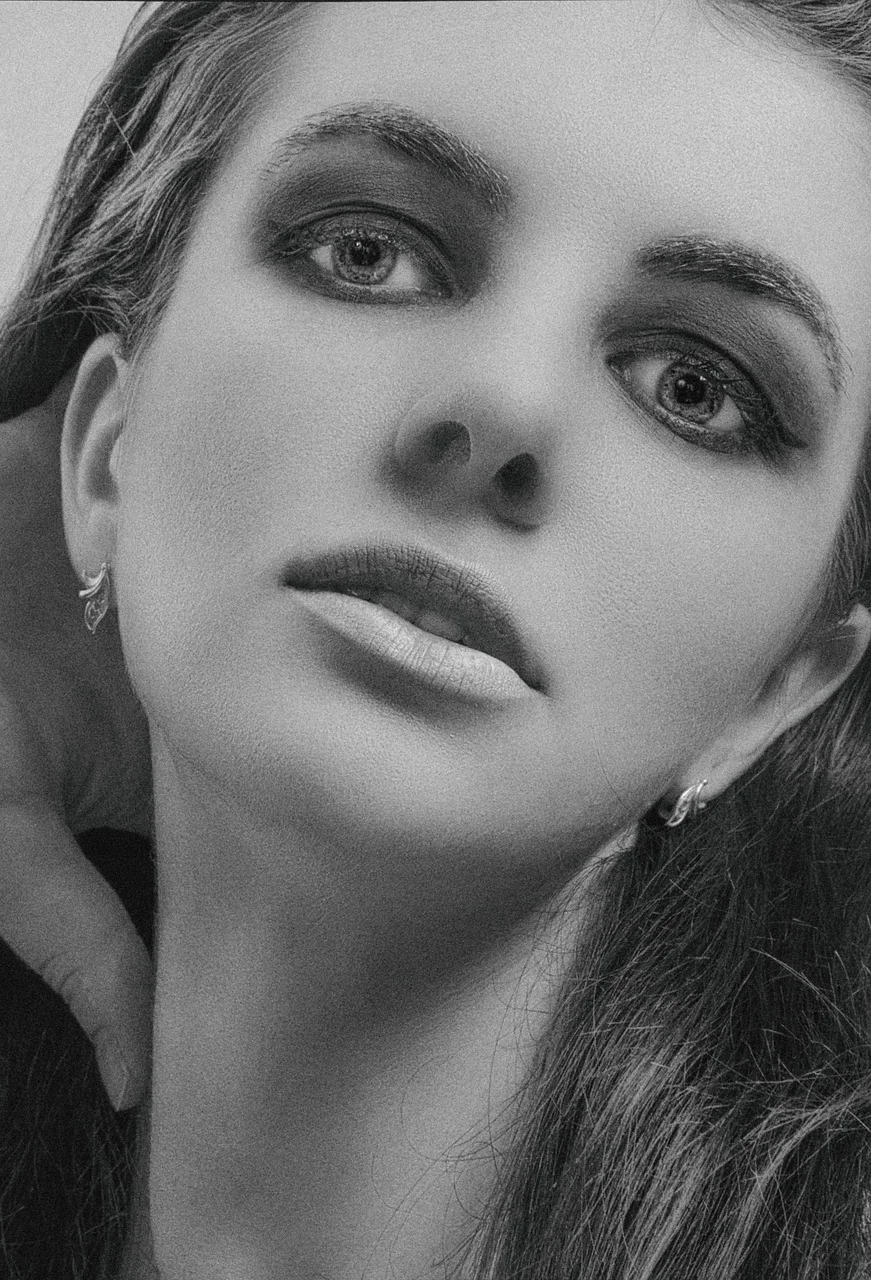 woman, makeup, portrait, beautiful