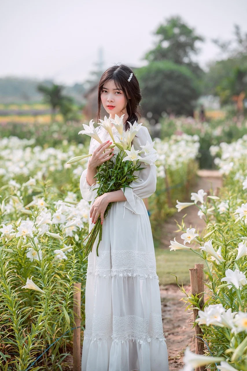 AI生成，女人，花朵，女士