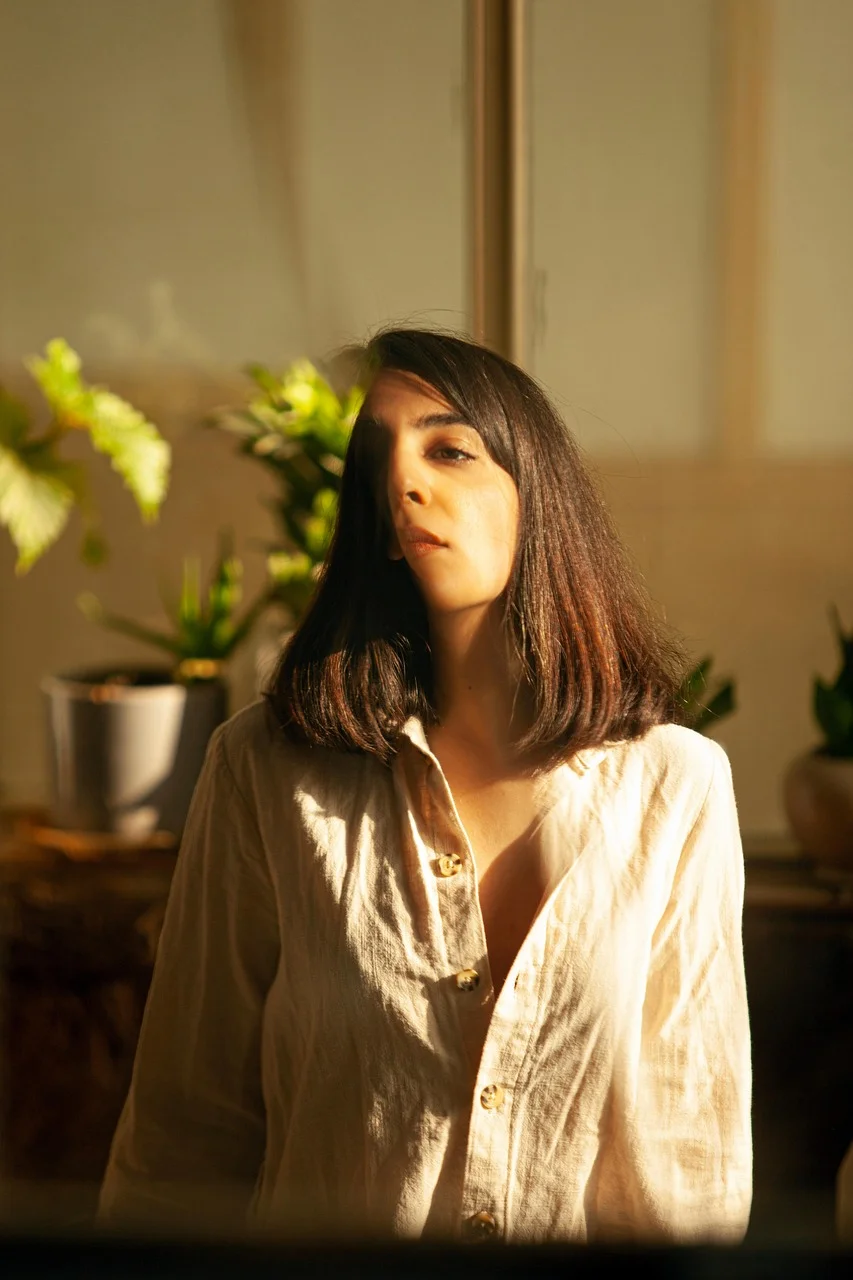 woman, portrait, morning, fashion