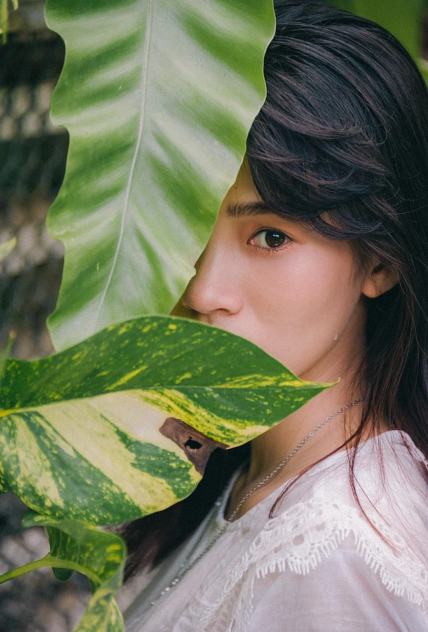 女の子、ポートレート、女性、若い