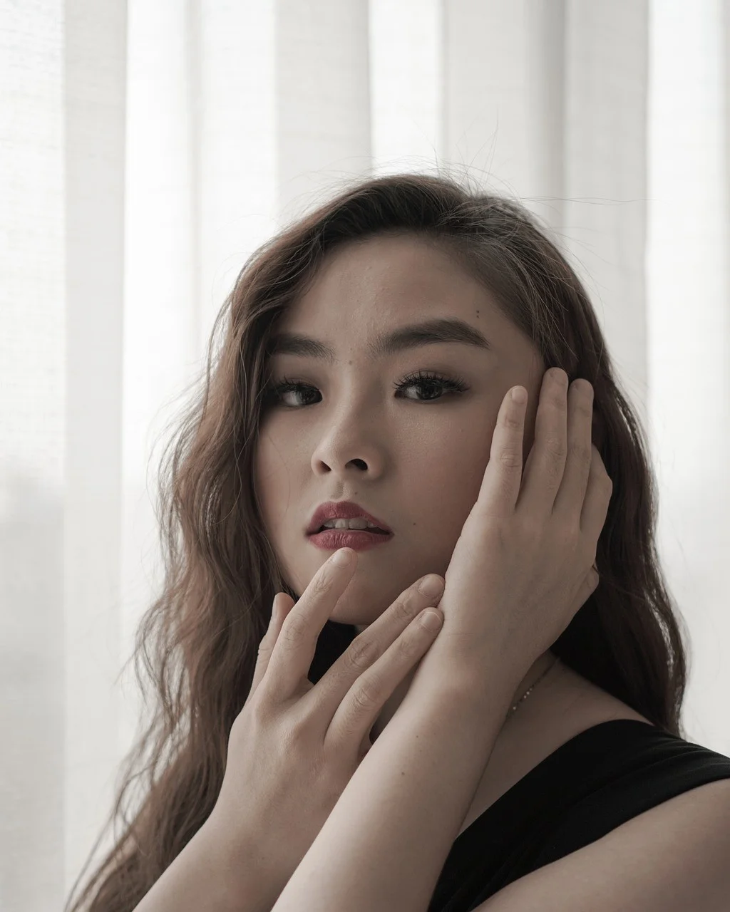 アジア系、中国、女性、ドラマチック