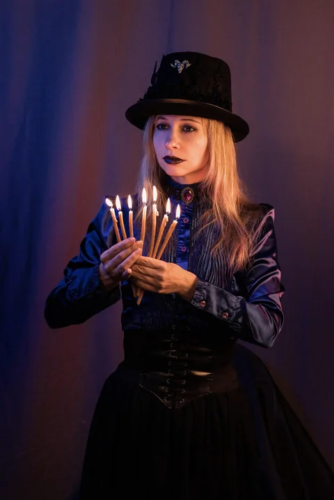 gothic, woman, vampire, aprire