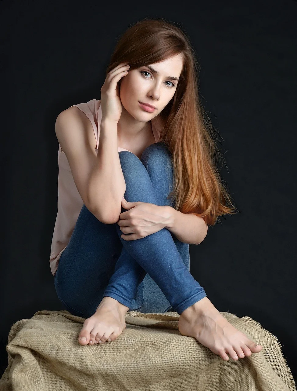 girl, woman, portrait, young