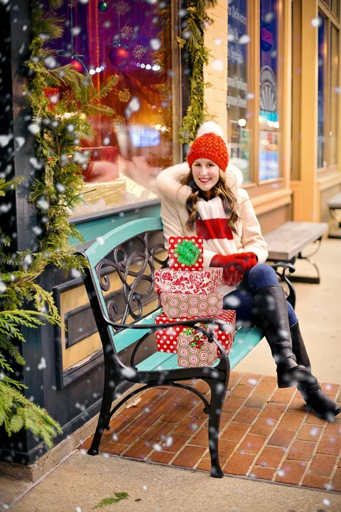 christmas shopping, packages, gifts, presents
