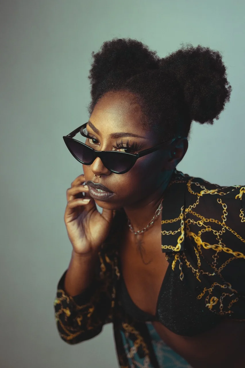 woman, model, portrait, glasses