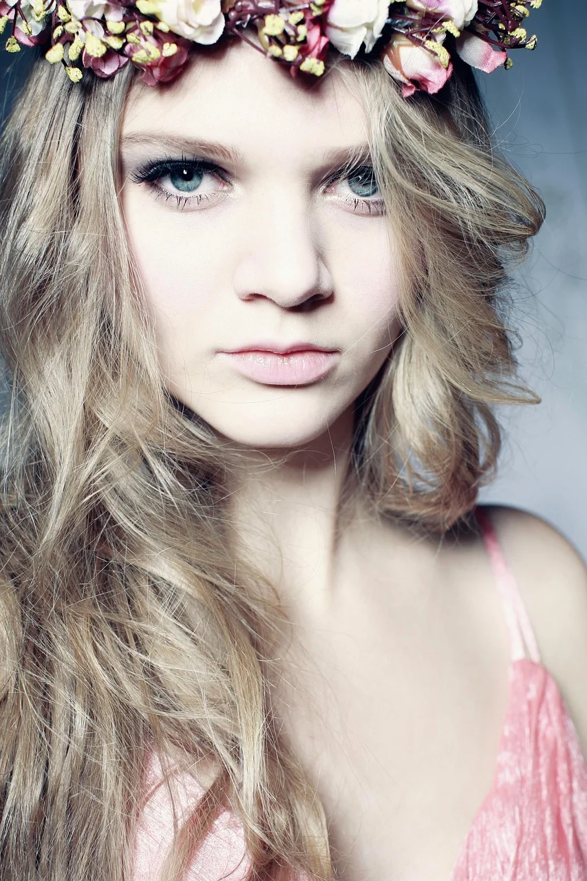 model, girl, portrait, hairstyle