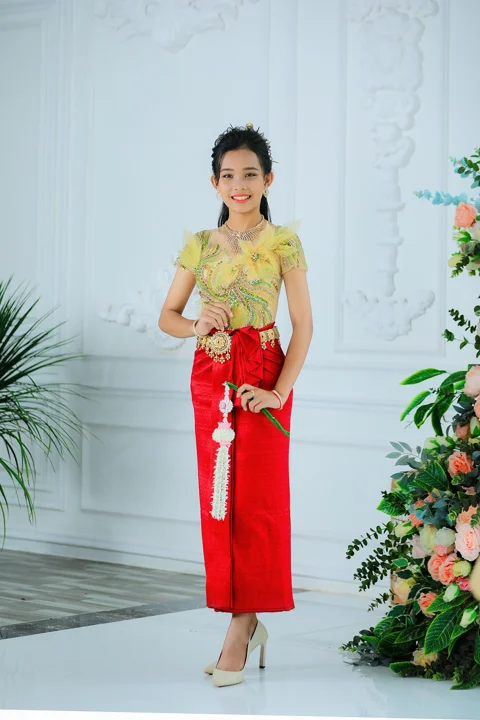 traditional costume, woman, portrait, fashion