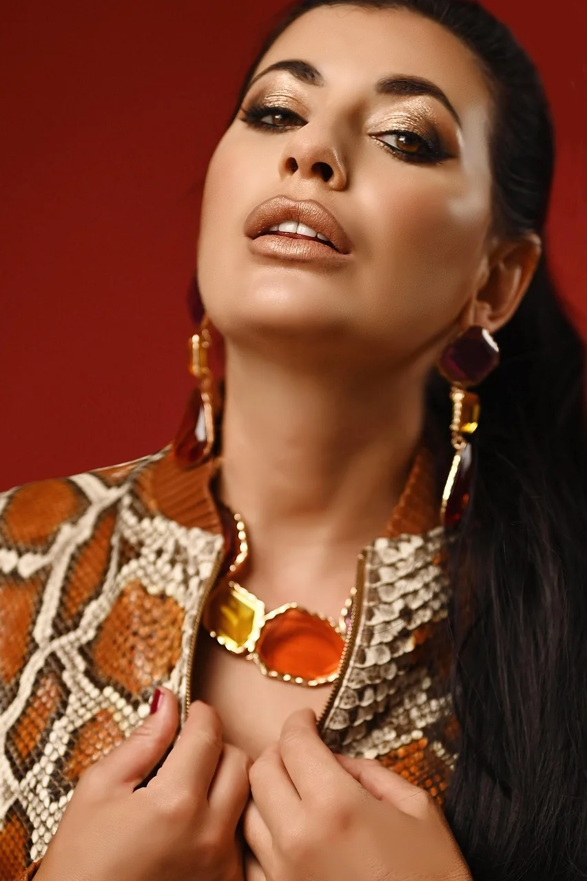 女人、時尚、肖像、美麗