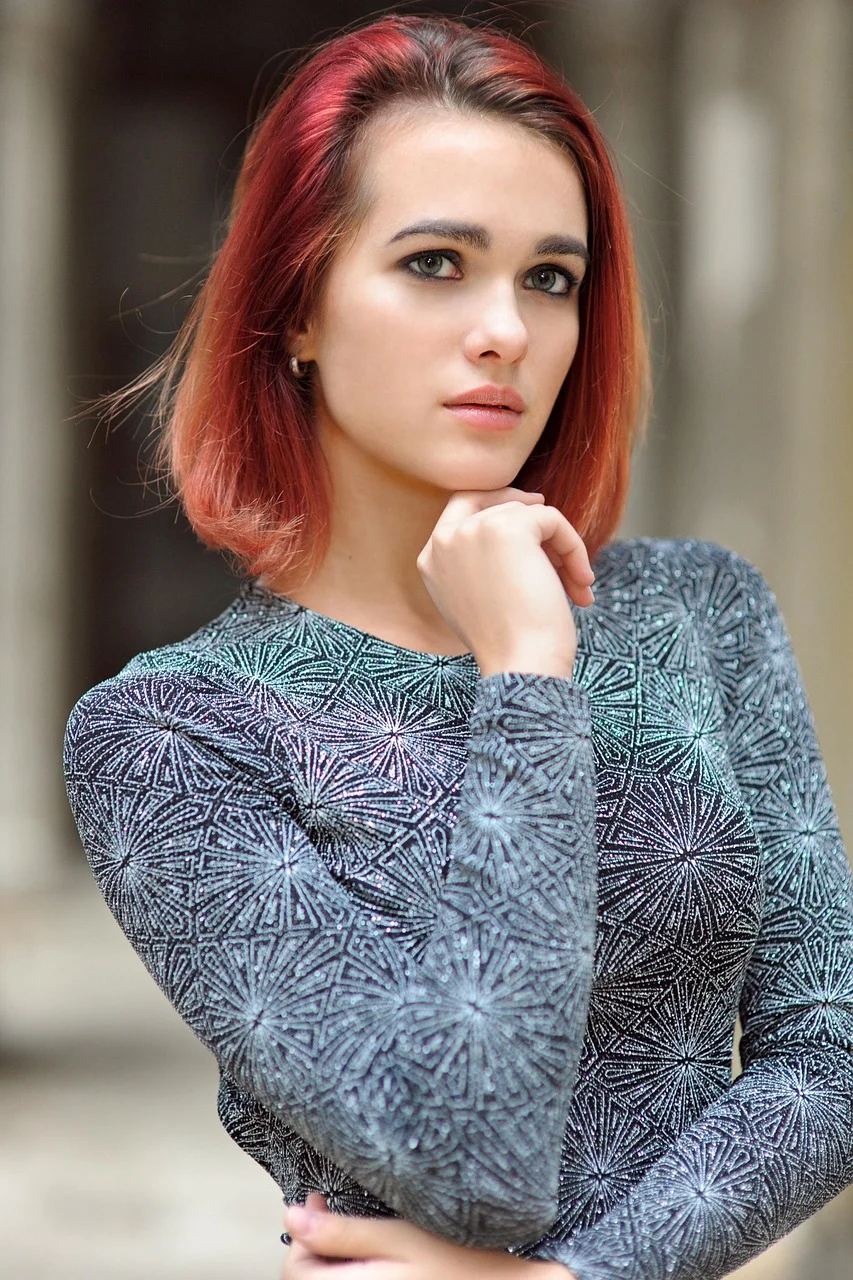 young woman, portrait, portrait of a girl, sight