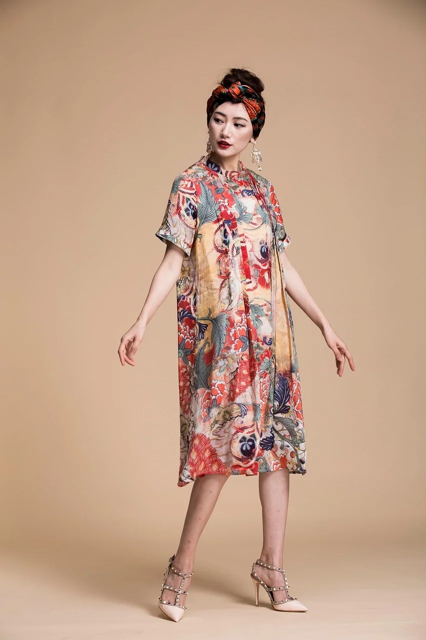 woman, model, dress, elegant