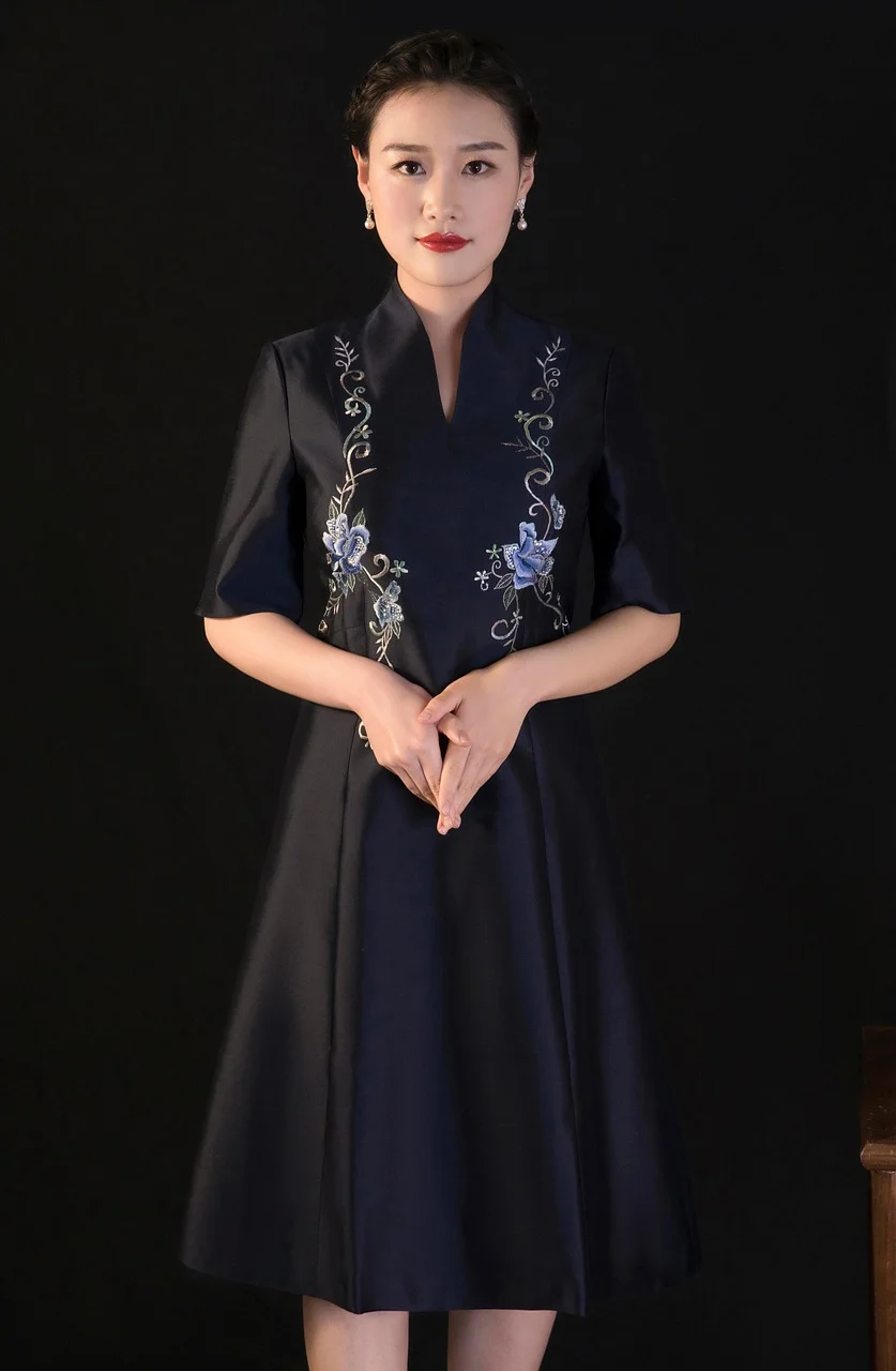 女人、美麗、肖像、洋裝