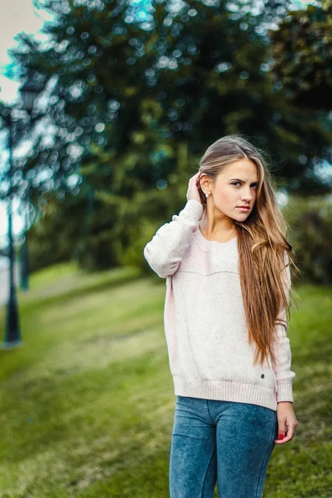 young woman, model, woman, pose
