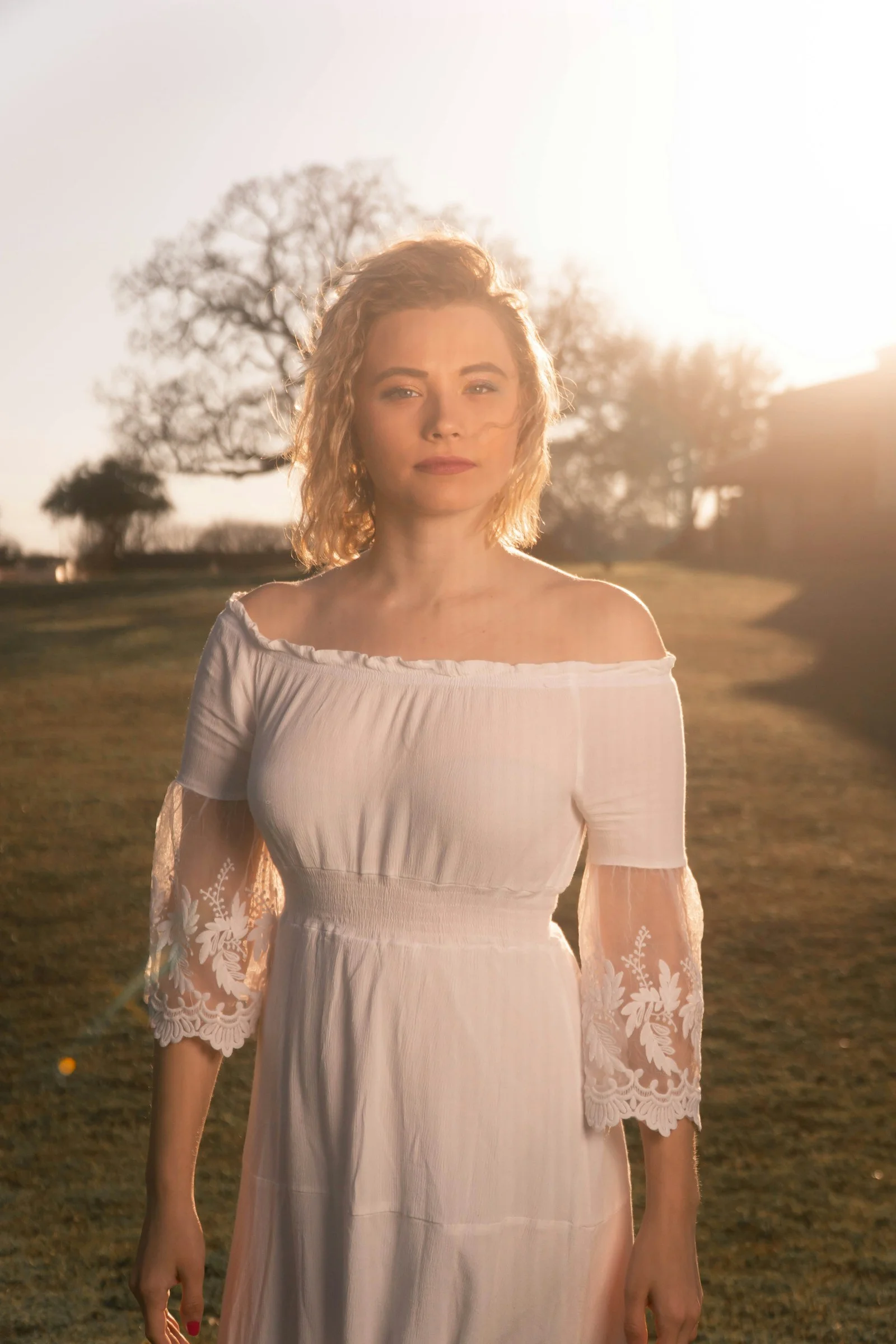 a person standing outside