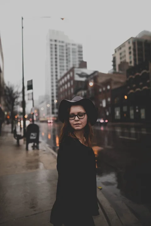 people, woman, urban, city