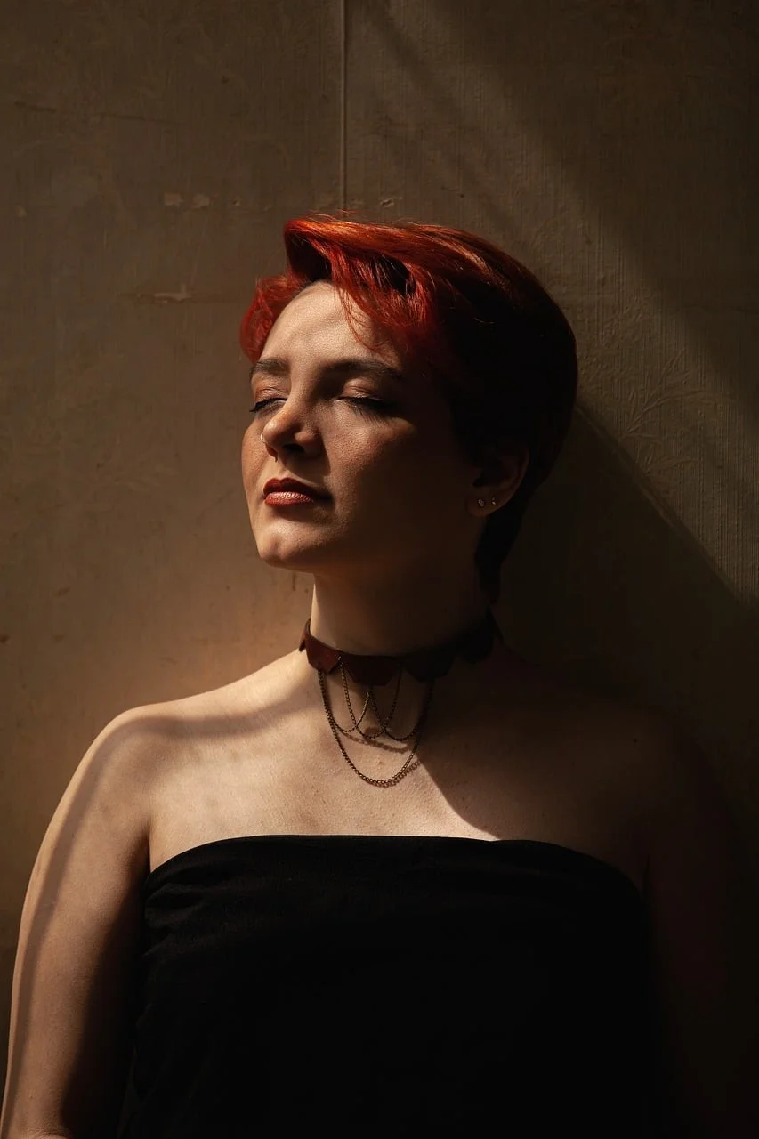 woman, model, light, sun