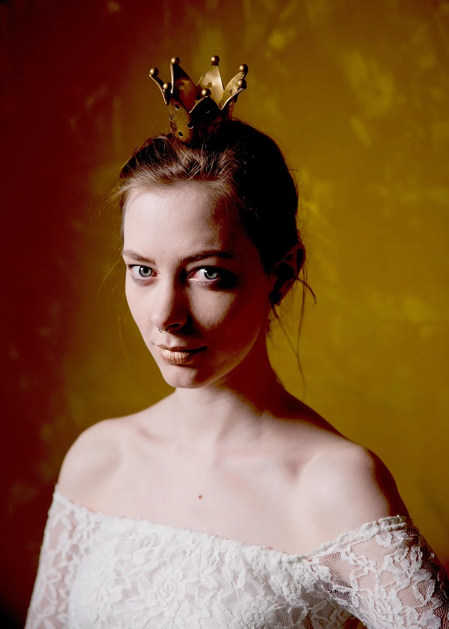 crown, princess, imagination, young woman