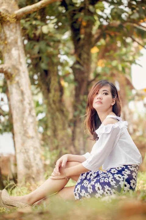 woman, potrait, outdoor, female