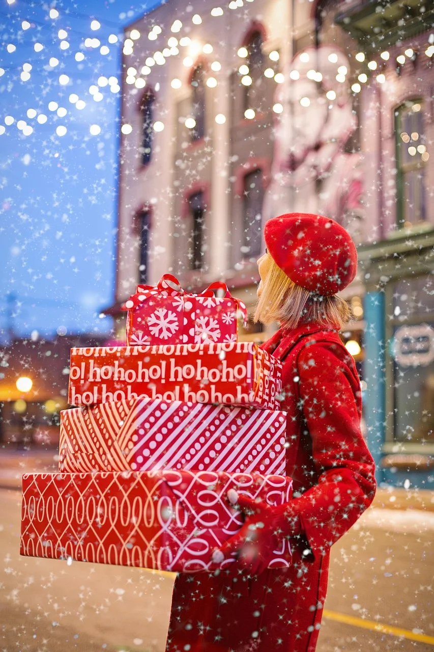 christmas, presents, gifts, carrying