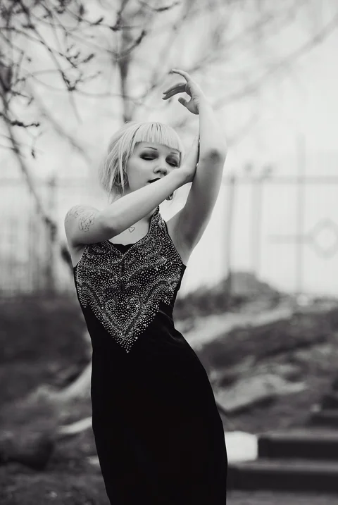 woman, model, portrait, vintage