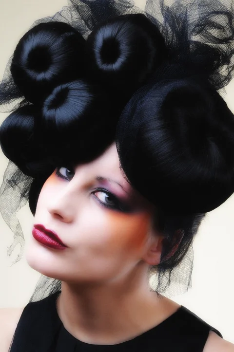 model, hairdressing, woman, fashion