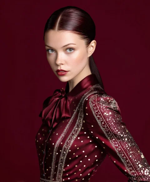 portrait, woman, fashion, elegant