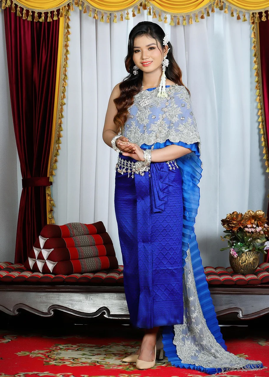 traditional costume, woman, portrait, fashion